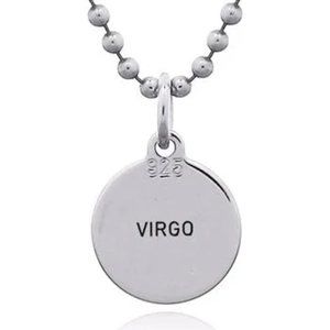 Jeanex double sided zodiac pendant - VIRGO